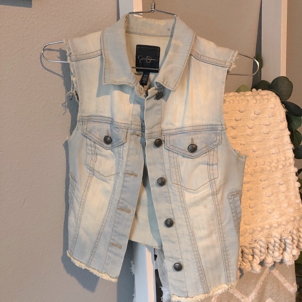 Jessica Simpson Denim Vest